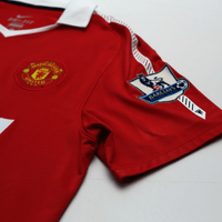 2010/11 Berbatov #9 Manchester United Vintage Home Football Shirt (M)
