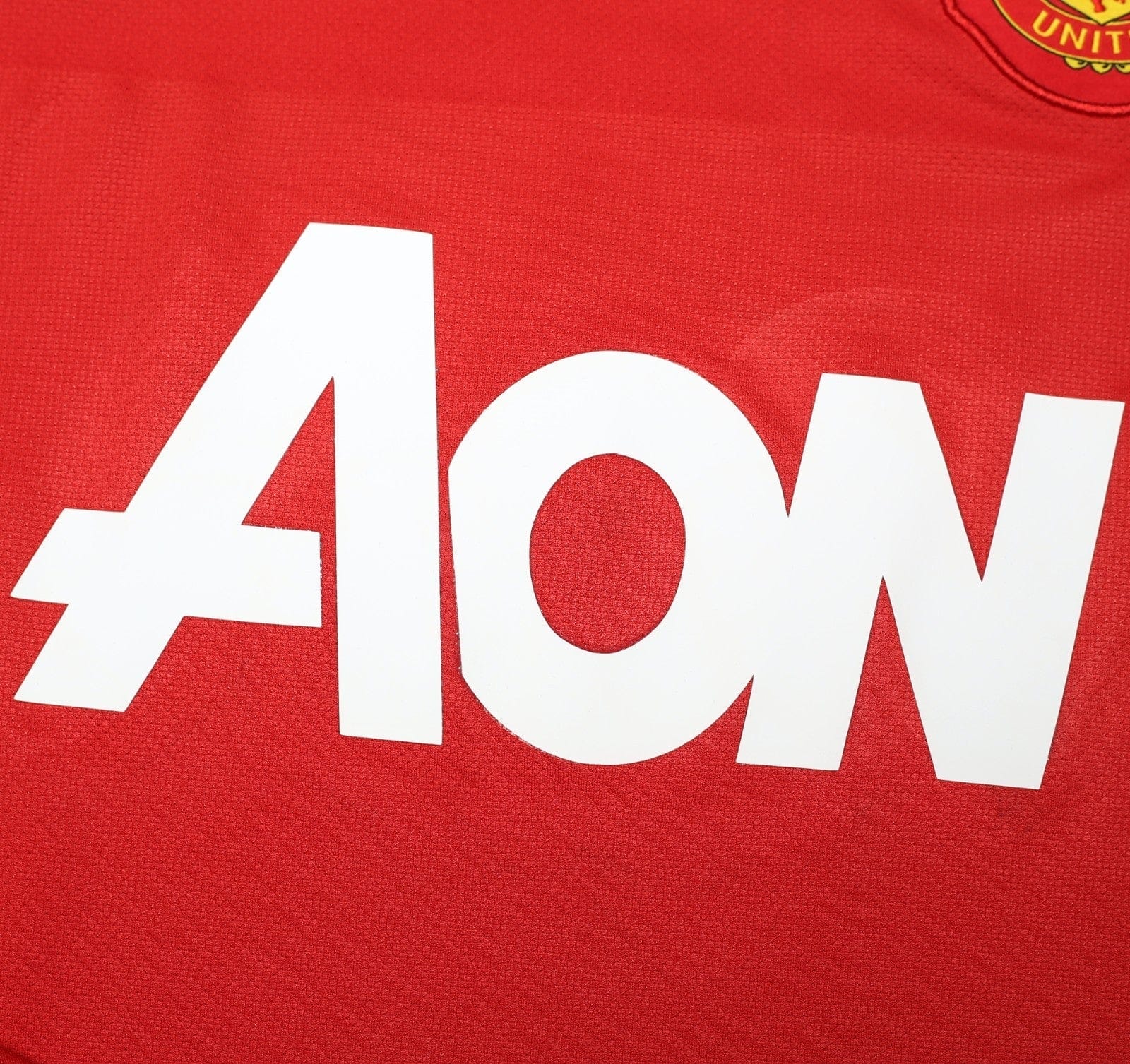 2010/11 BERBATOV #9 Manchester United Vintage Nike Home Football Shirt (L)