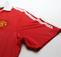 2010/11 BERBATOV #9 Manchester United Vintage Nike Home Football Shirt (L)
