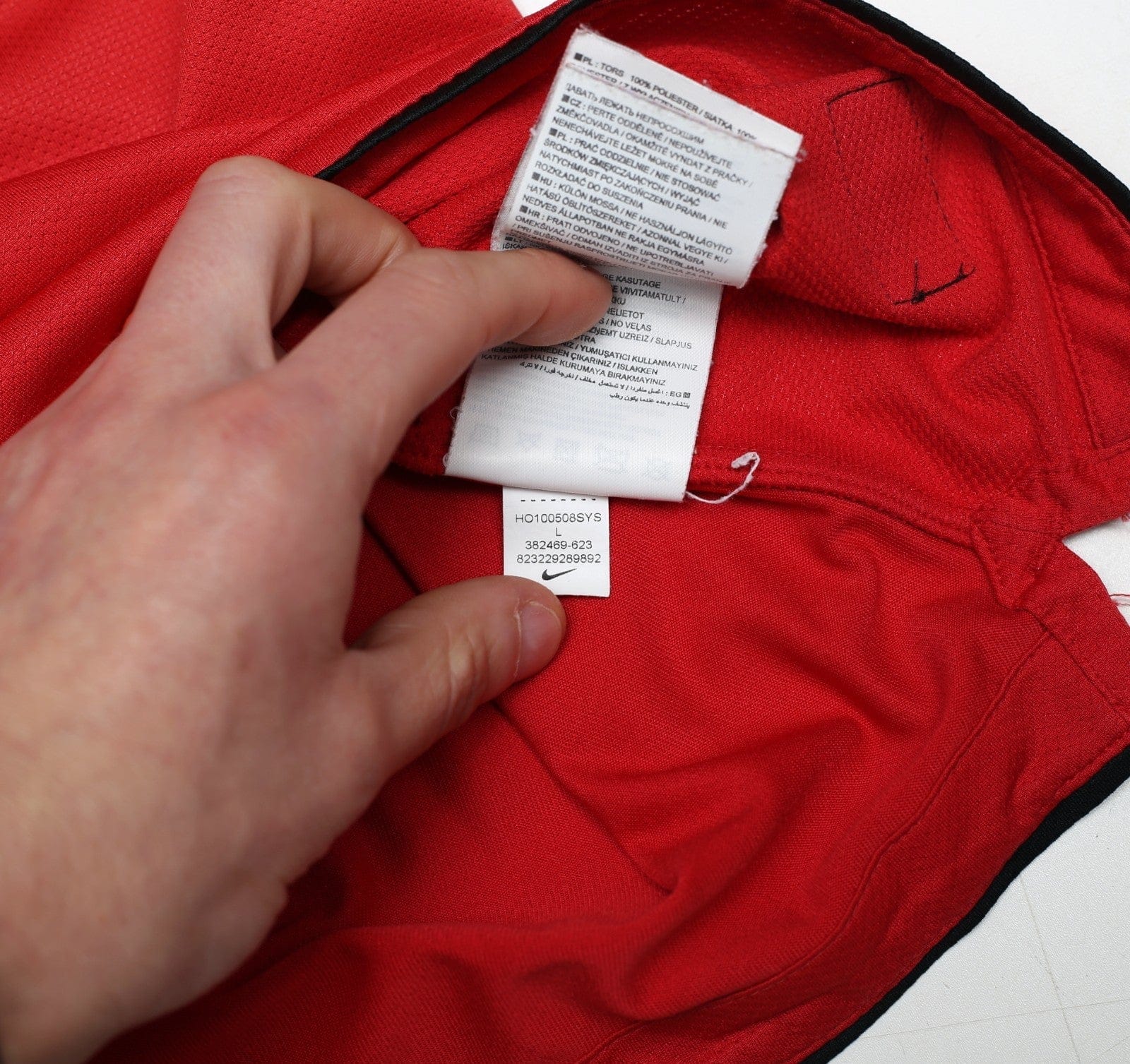 2010/11 BERBATOV #9 Manchester United Vintage Nike Home Football Shirt (L)