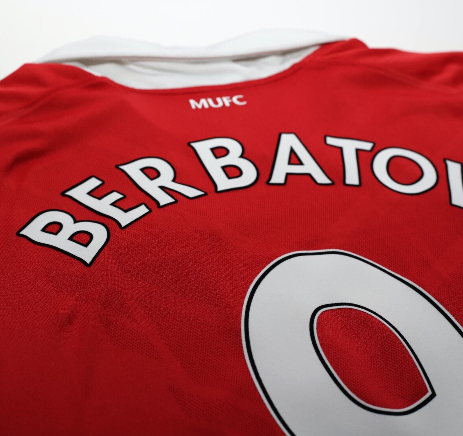 2010/11 BERBATOV #9 Manchester United Vintage Nike Home Football Shirt (L)