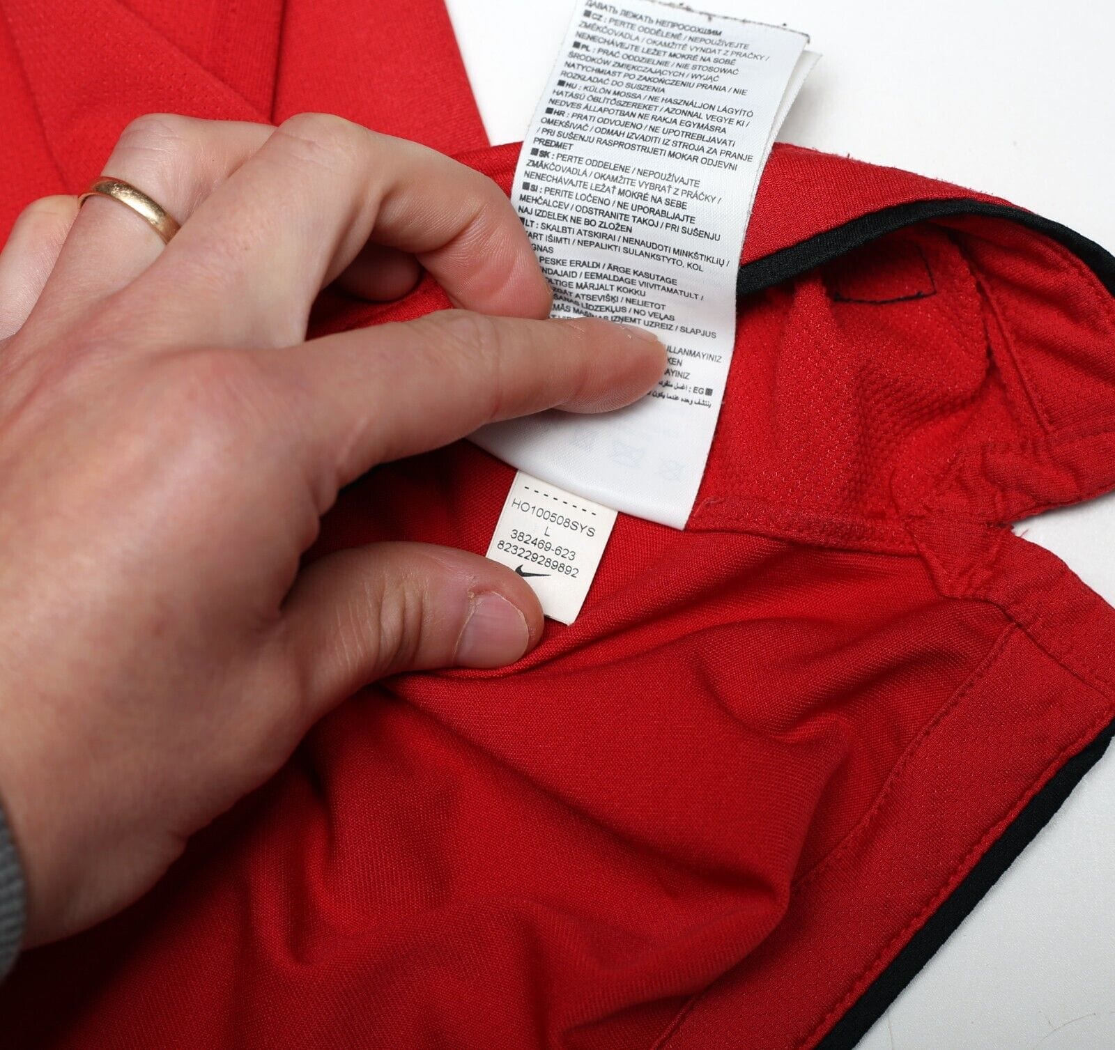 2010/11 BERBATOV #9 Manchester United Vintage Nike Home Football Shirt (L)