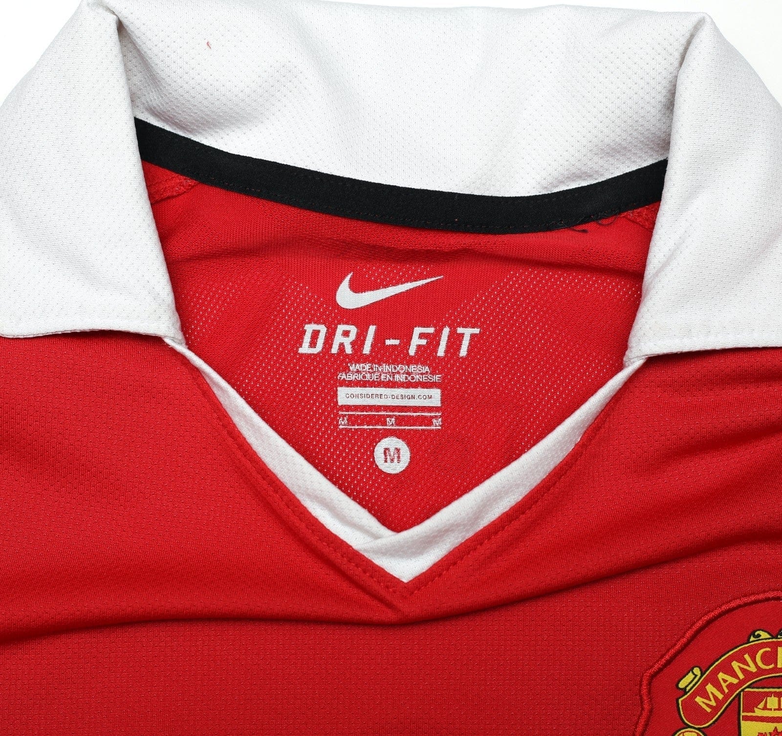 2010/11 BERBATOV #9 Manchester United Vintage Nike Home Football Shirt (M)