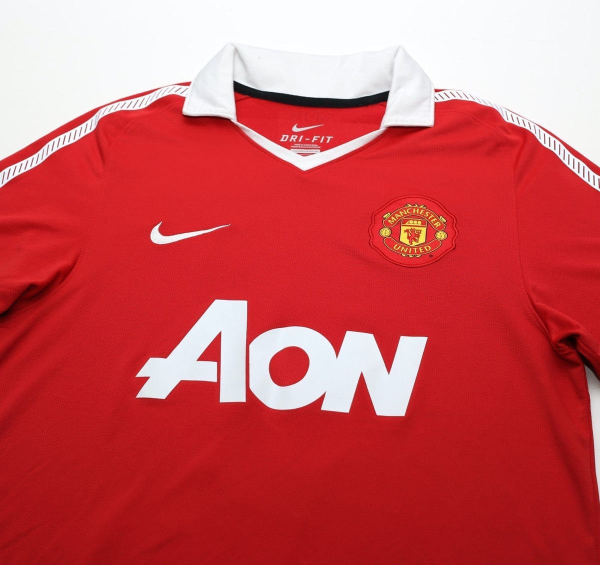2010/11 BERBATOV #9 Manchester United Vintage Nike Home Football Shirt (M)