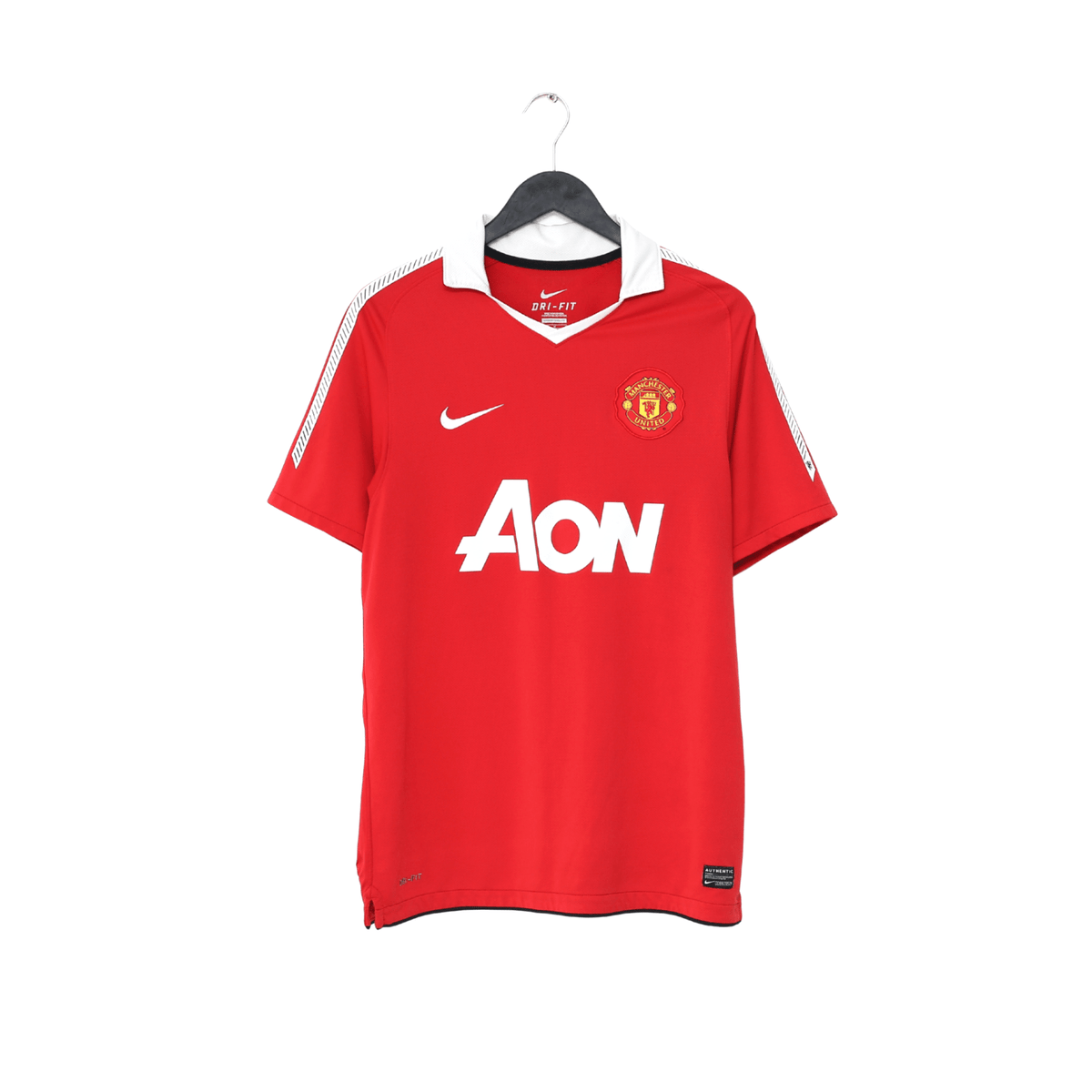 2010/11 BERBATOV #9 Manchester United Vintage Nike Home Football Shirt (M)
