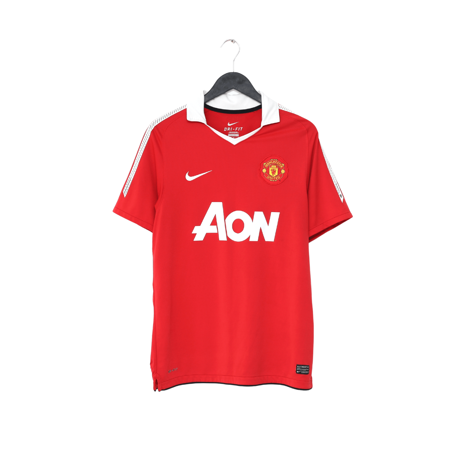 2010/11 BERBATOV #9 Manchester United Vintage Nike Home Football Shirt (M)