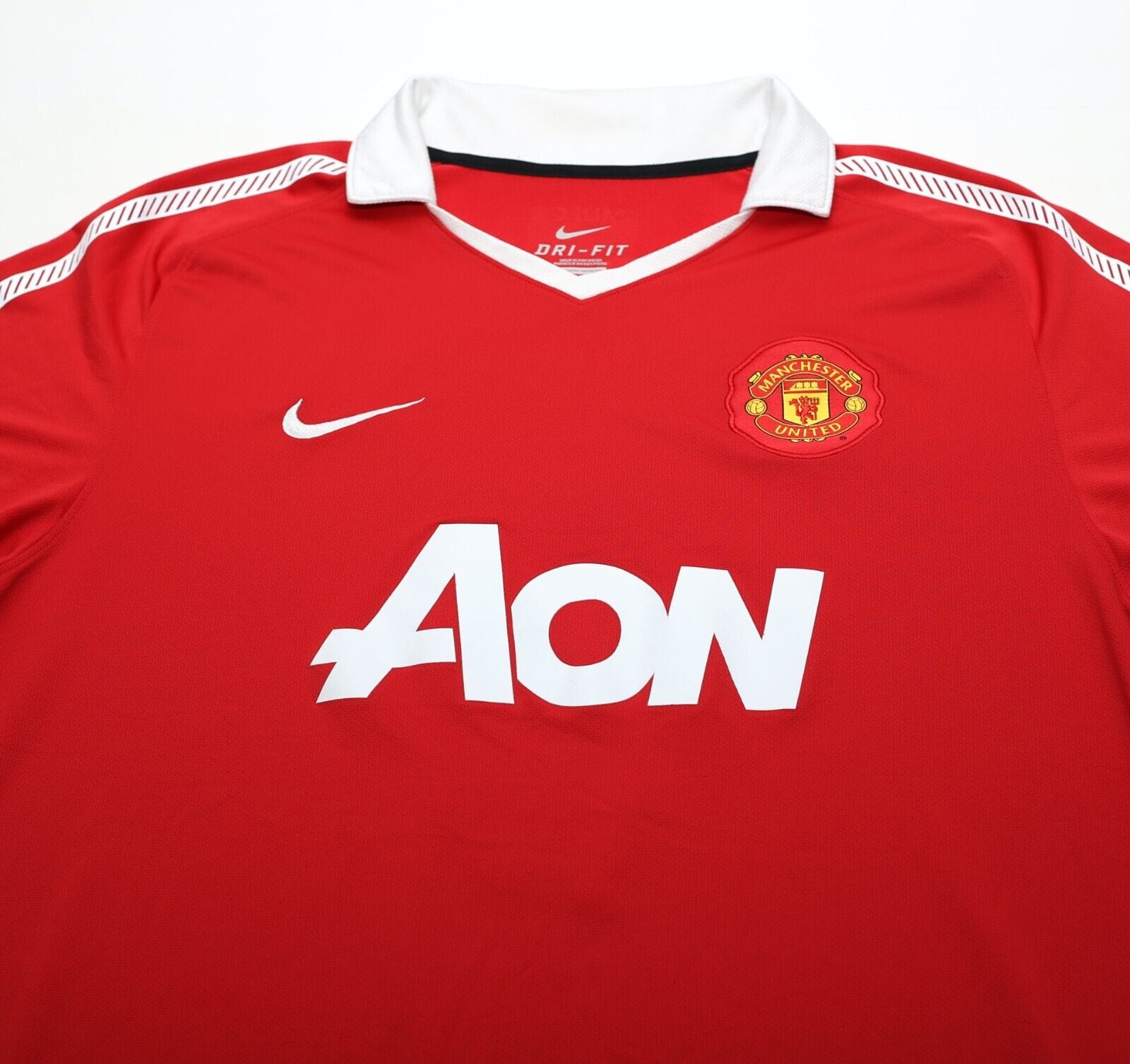 2010/11 BERBATOV #9 Manchester United Vintage Nike Home Football Shirt (XXL)