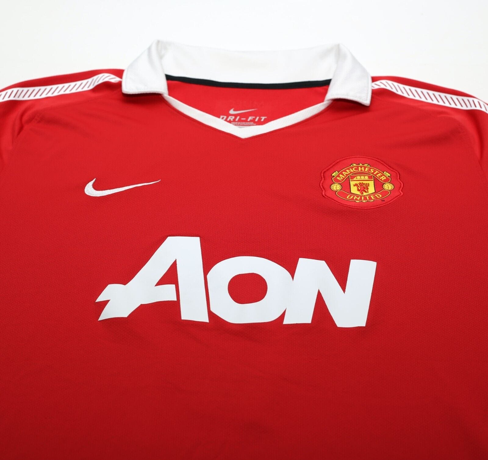 2010/11 BERBATOV #9 Manchester United Vintage Nike Home Football Shirt (XXL)