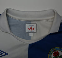 2010/11 BLACKBURN ROVERS Vintage Umbro Home Football Shirt (L)