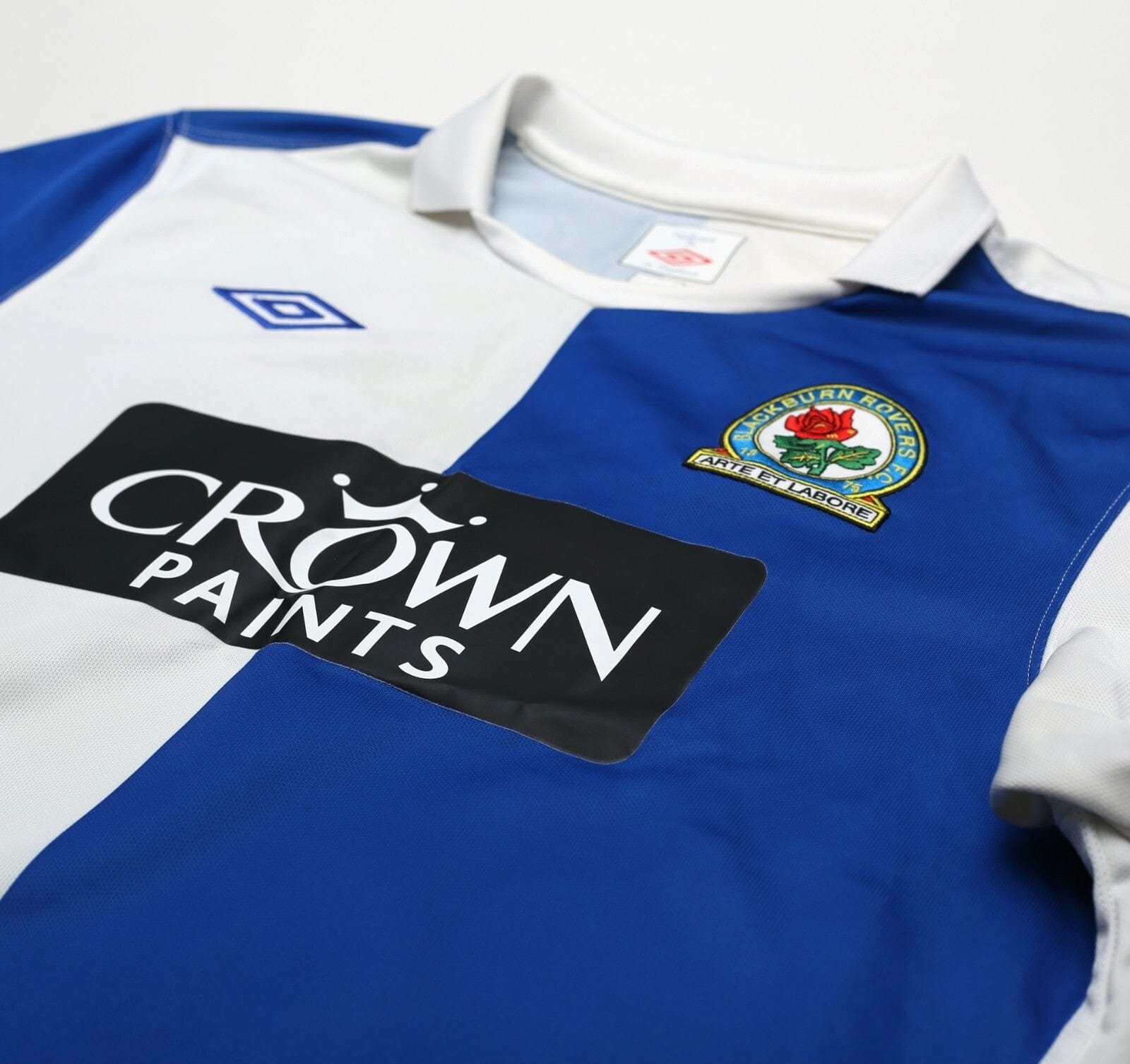2010/11 BLACKBURN ROVERS Vintage Umbro Home Football Shirt (L)