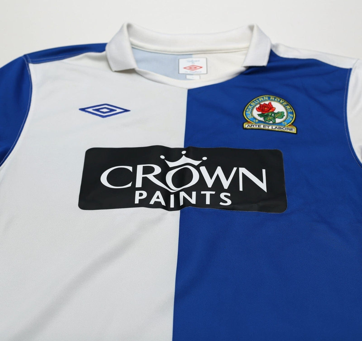2010/11 BLACKBURN ROVERS Vintage Umbro Home Football Shirt (L)