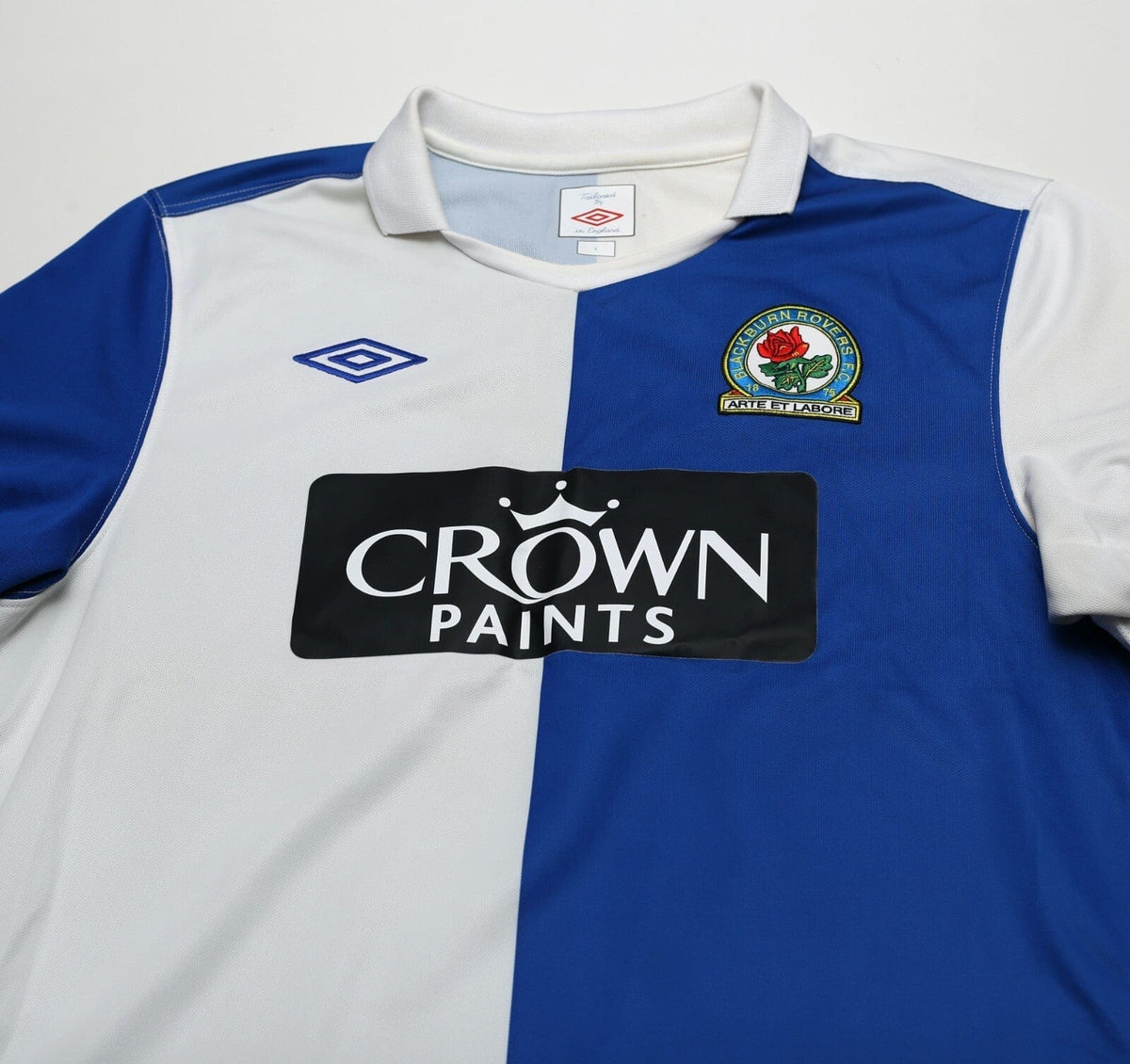 2010/11 BLACKBURN ROVERS Vintage Umbro Home Football Shirt (L)