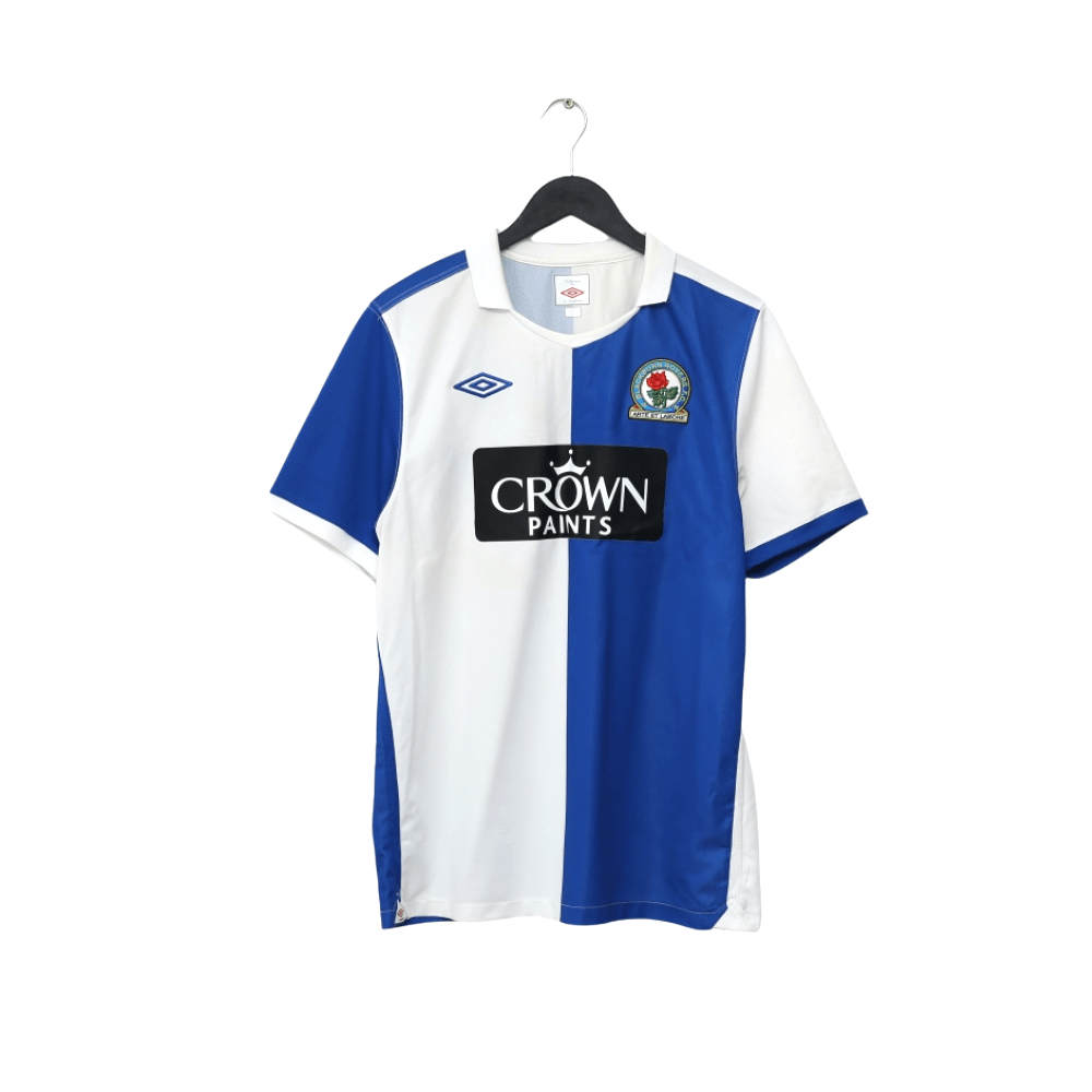 2010/11 BLACKBURN ROVERS Vintage Umbro Home Football Shirt (L)