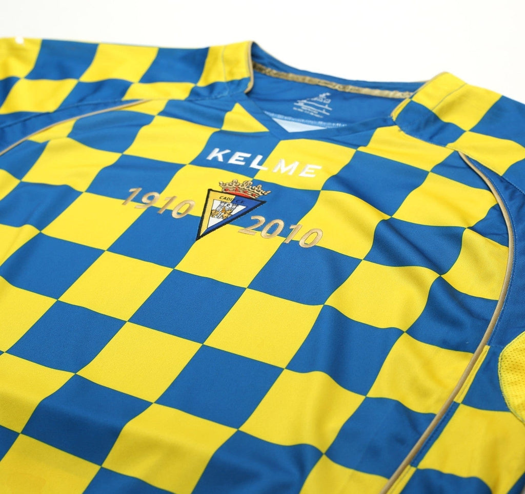 2010/11 CADIZ Vintage Kelme Long Sleeve Special Anniversary Football Shirt (L)