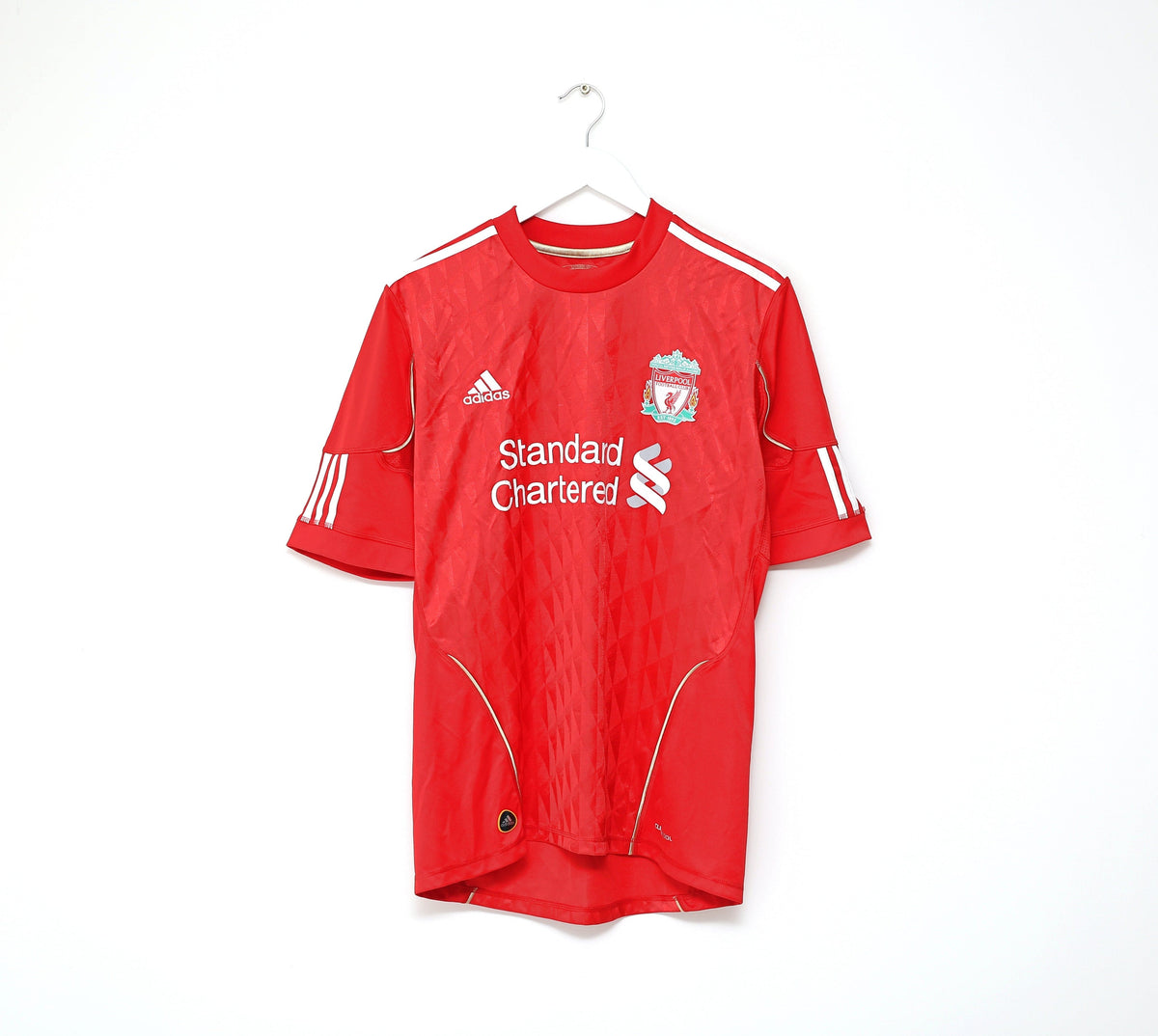 2010/11 CARROLL #9 Liverpool Vintage adidas Home Football Shirt Jersey (M)