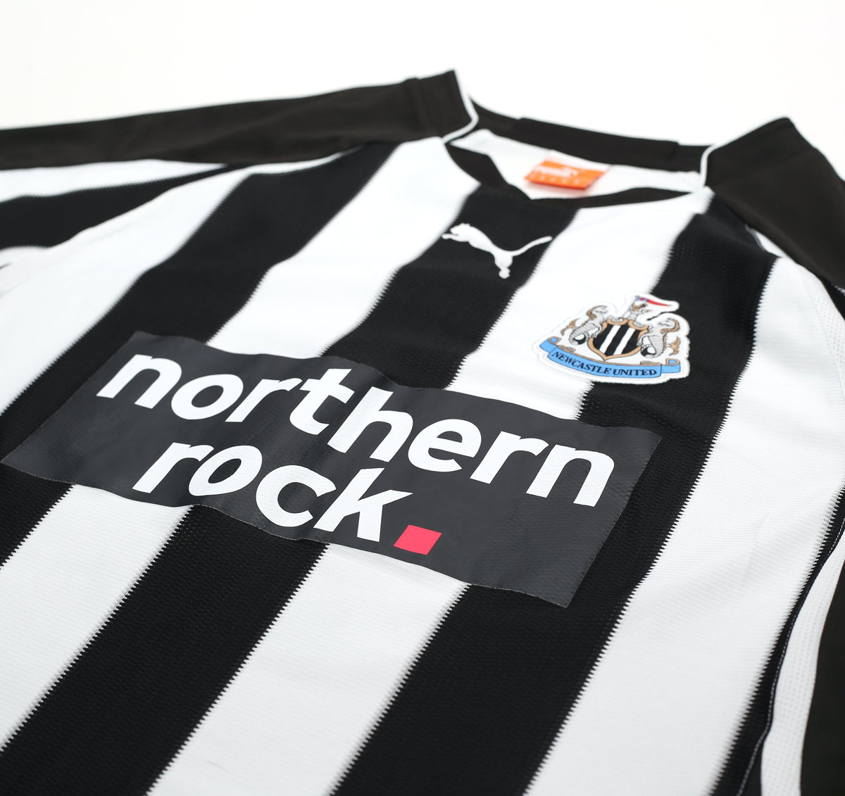 2010/11 COLOCCINI #2 Newcastle United Vintage PUMA Home Football Shirt (M)