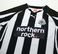 2010/11 COLOCCINI #2 Newcastle United Vintage PUMA Home Football Shirt (M)