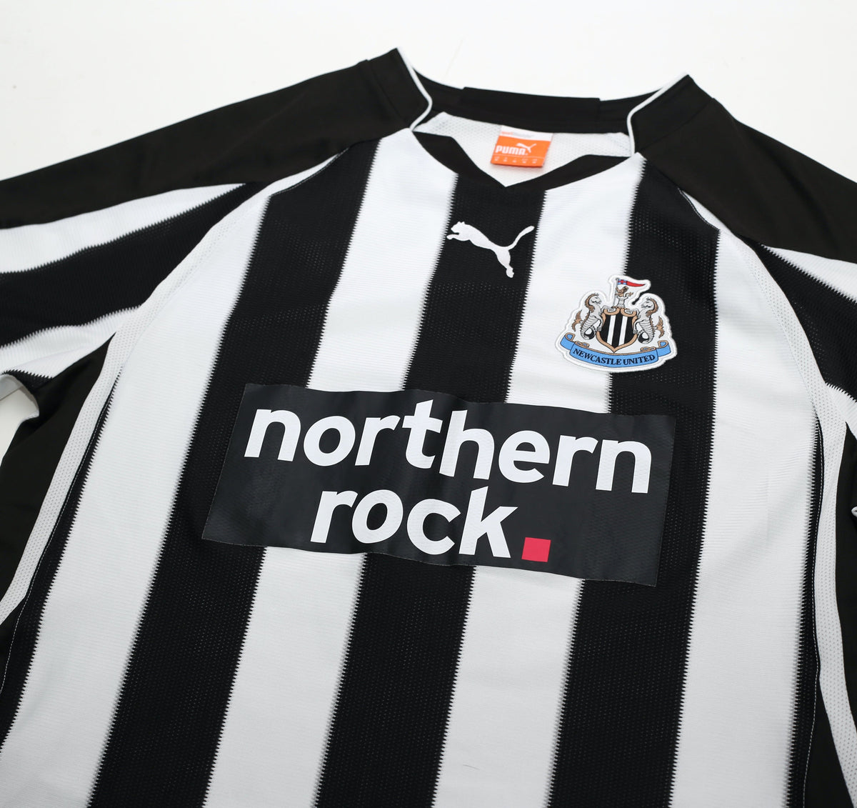 2010/11 COLOCCINI #2 Newcastle United Vintage PUMA Home Football Shirt (M)