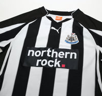 2010/11 COLOCCINI #2 Newcastle United Vintage PUMA Home Football Shirt (M)
