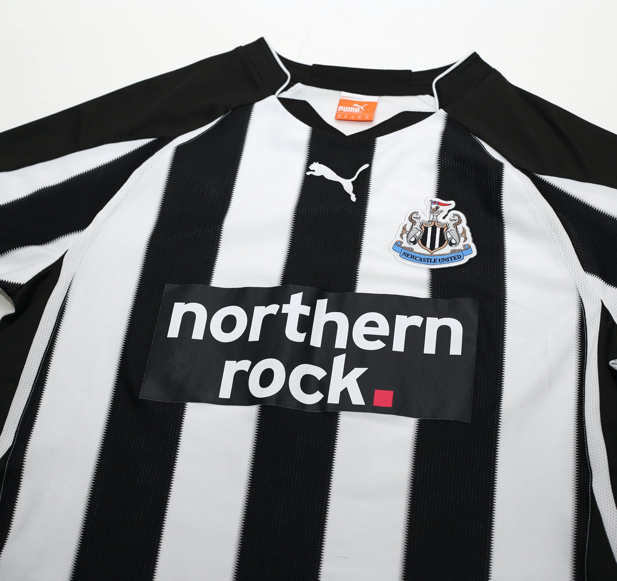 2010/11 COLOCCINI #2 Newcastle United Vintage PUMA Home Football Shirt (M)