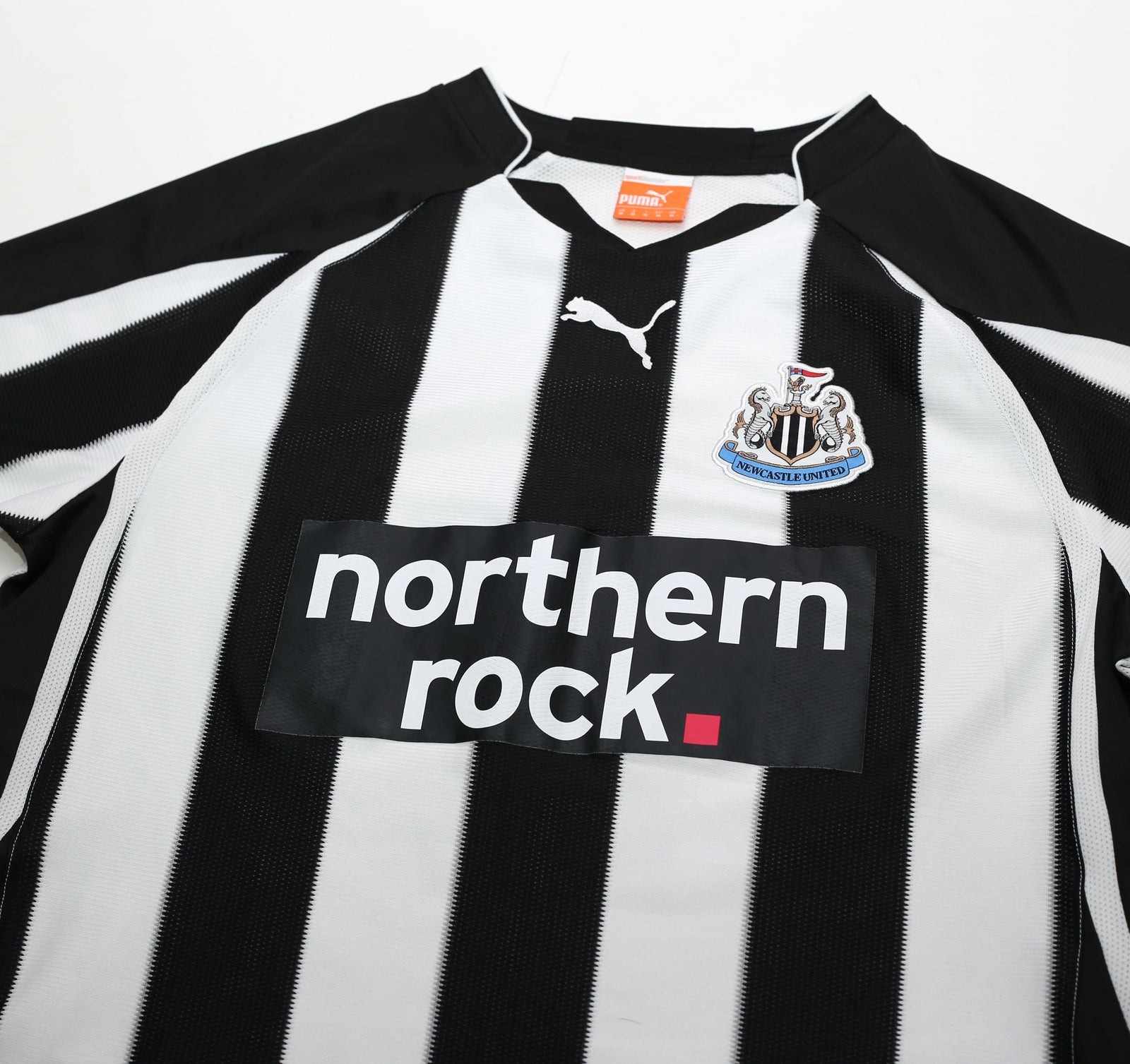 2010/11 COLOCCINI #2 Newcastle United Vintage PUMA Home Football Shirt (M)