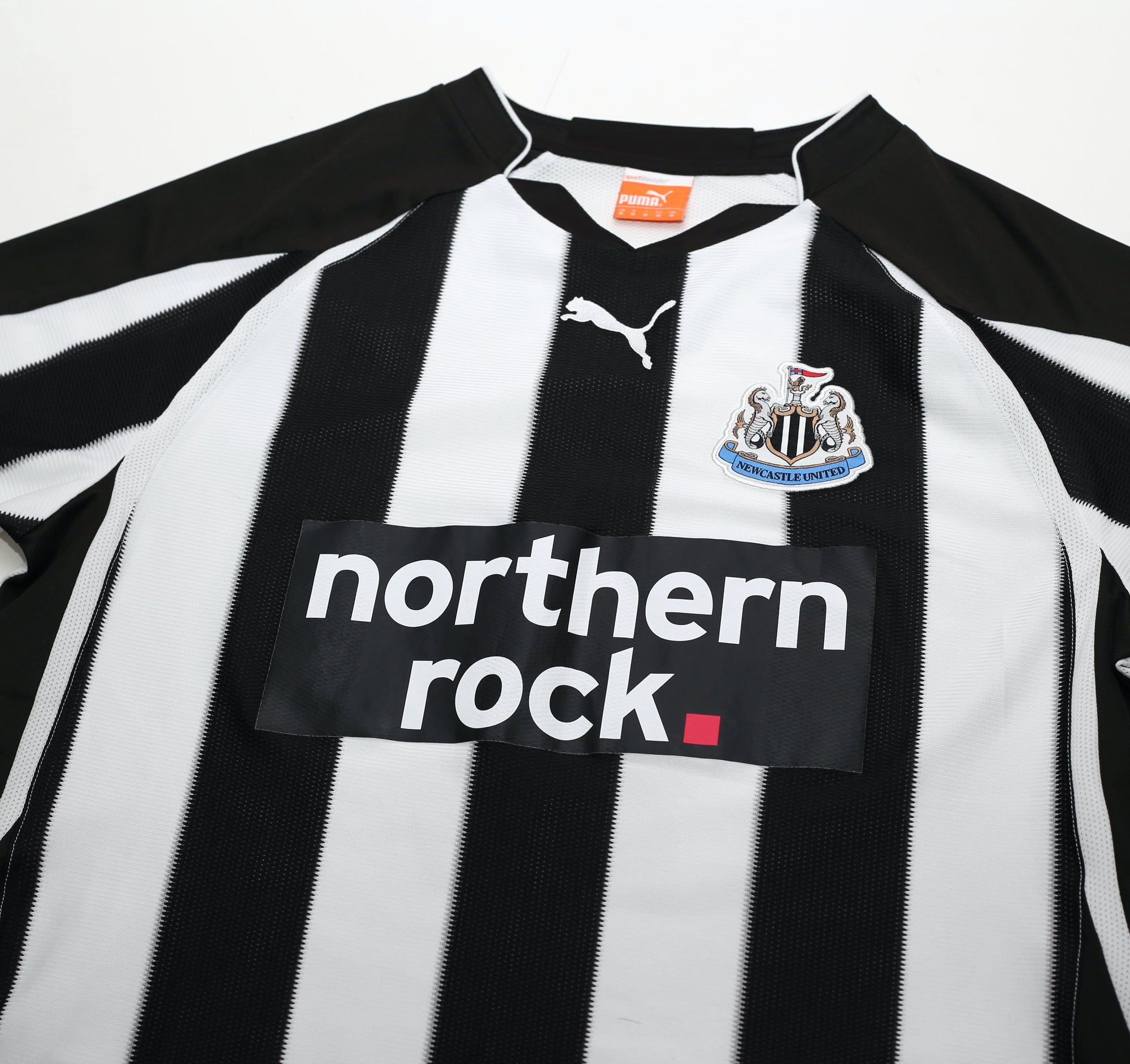 2010/11 COLOCCINI #2 Newcastle United Vintage PUMA Home Football Shirt (M)