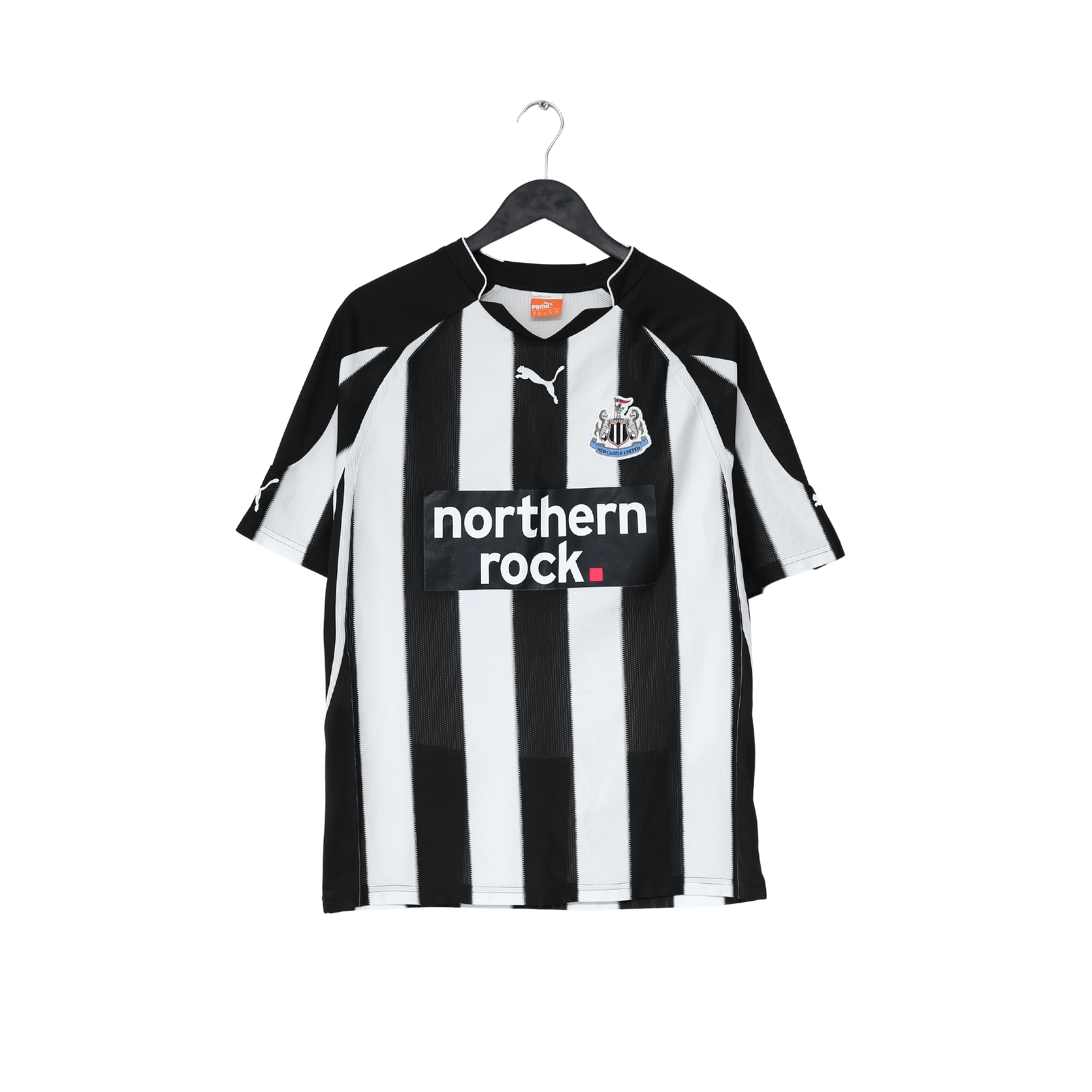 2010/11 COLOCCINI #2 Newcastle United Vintage PUMA Home Football Shirt (M)