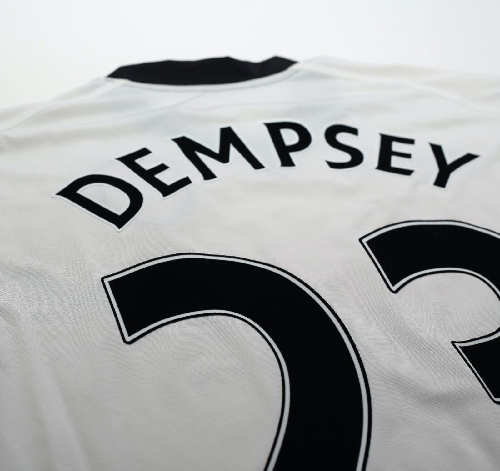 2010/11 DEMPSEY #23 Fulham Vintage Kappa Home Football Shirt (M)