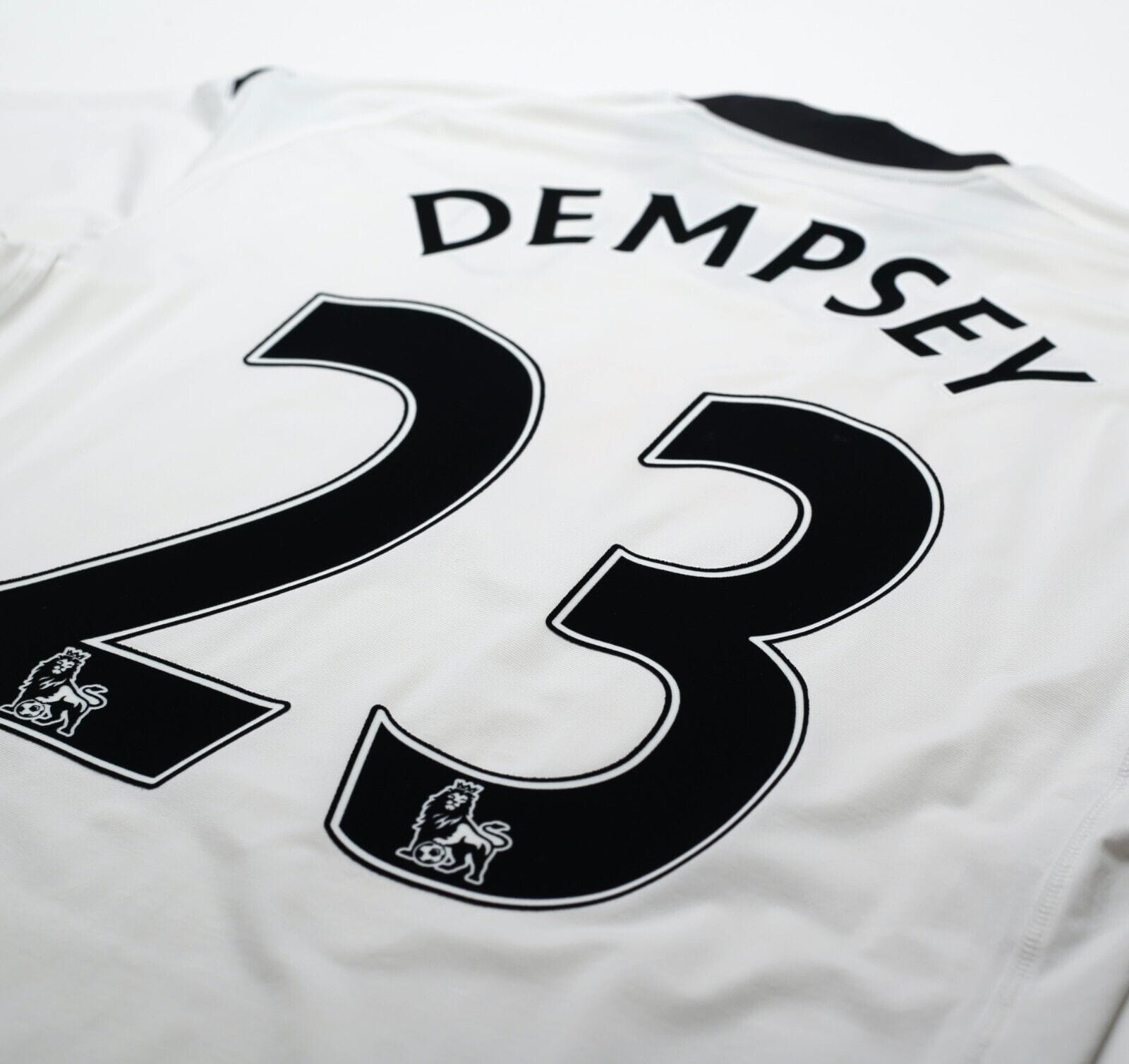 2010/11 DEMPSEY #23 Fulham Vintage Kappa Home Football Shirt (M)