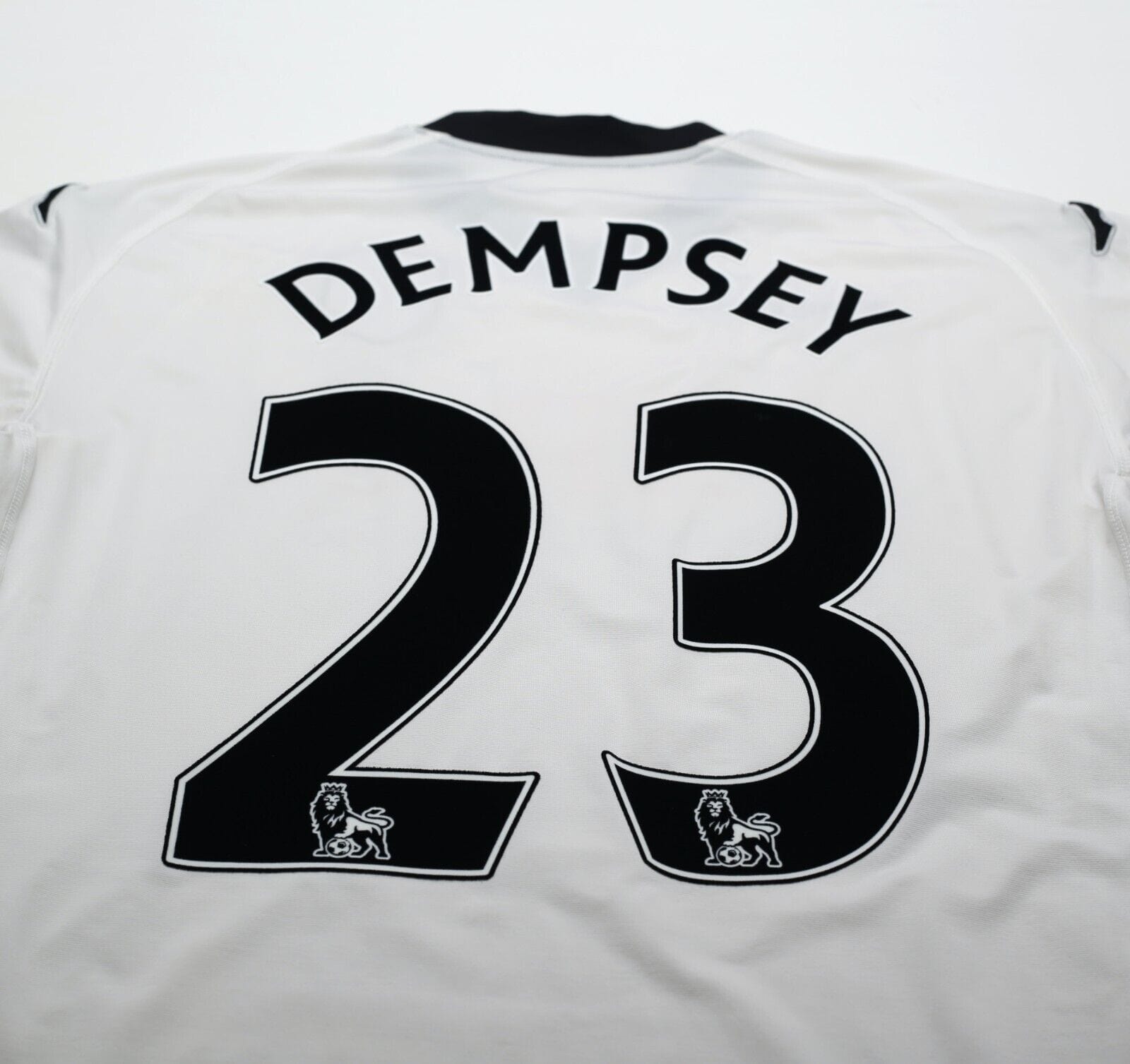 2010/11 DEMPSEY #23 Fulham Vintage Kappa Home Football Shirt (M)