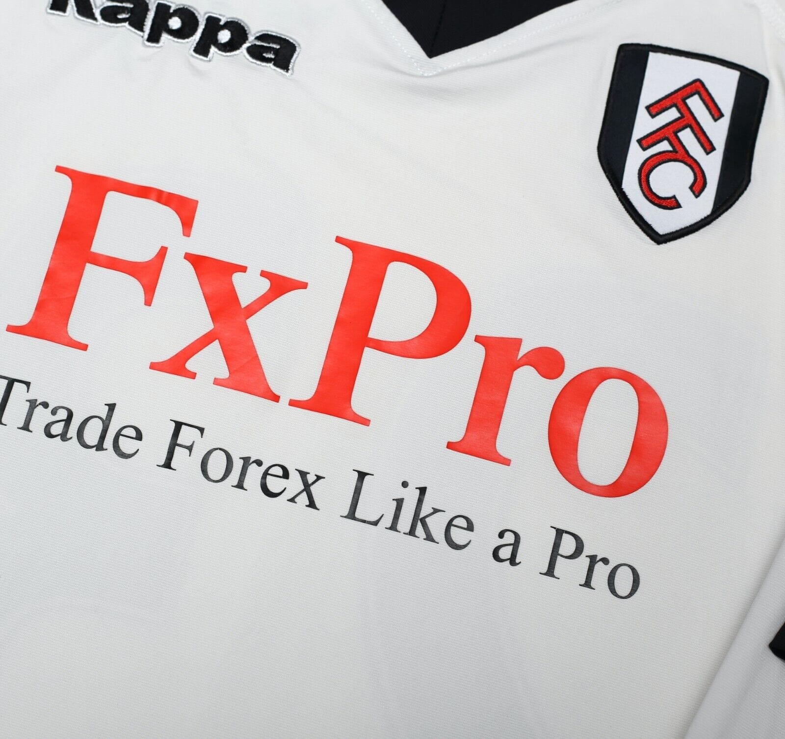 2010/11 DEMPSEY #23 Fulham Vintage Kappa Home Football Shirt (M)