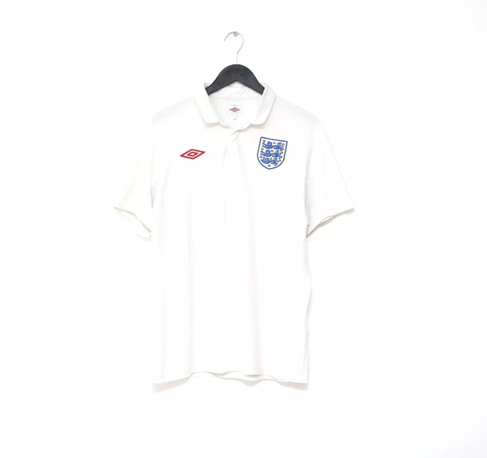 2010/11 ENGLAND Vintage Umbro Home Football Shirt (M)