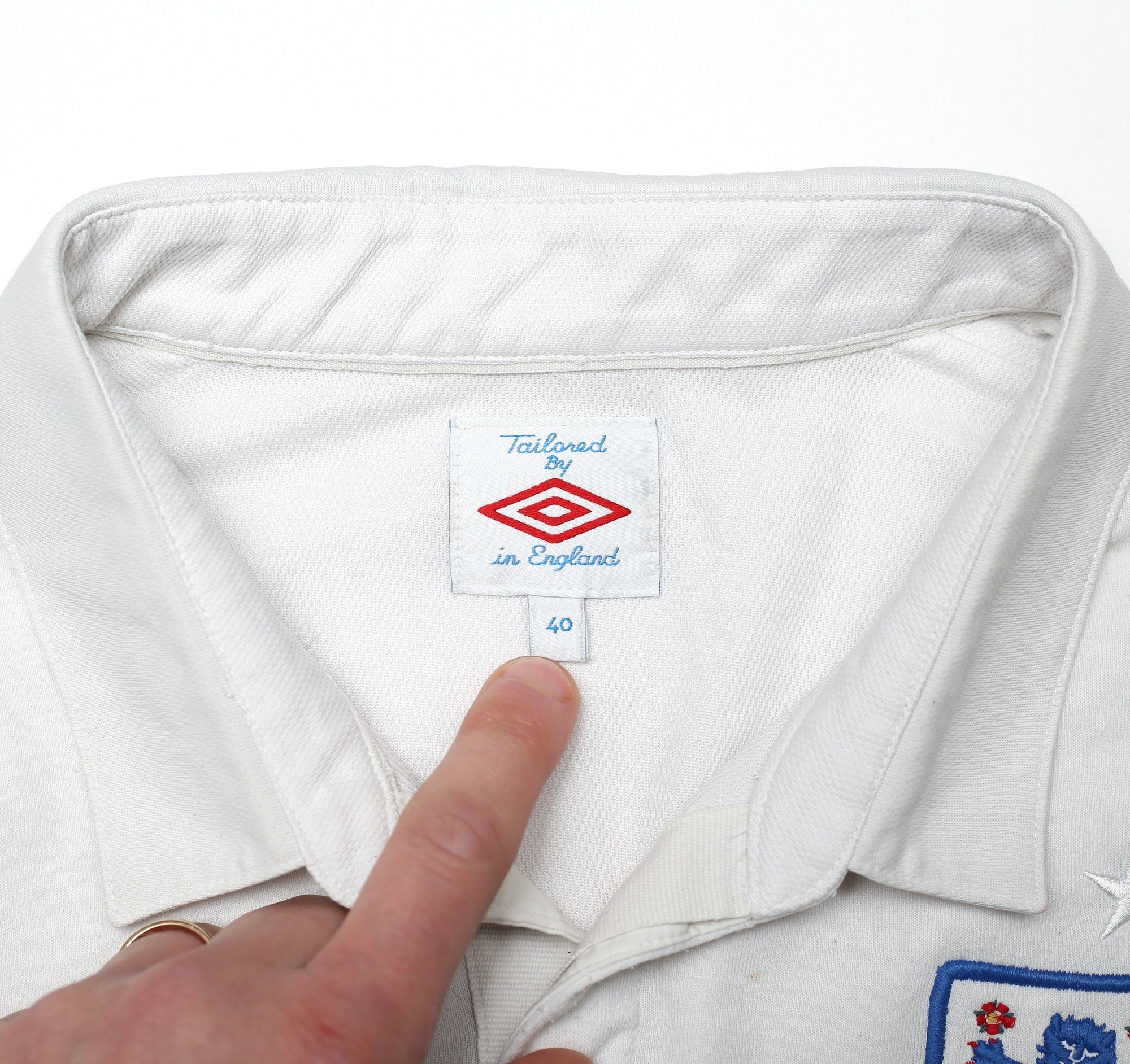 2010/11 ENGLAND Vintage Umbro Home Football Shirt (M)