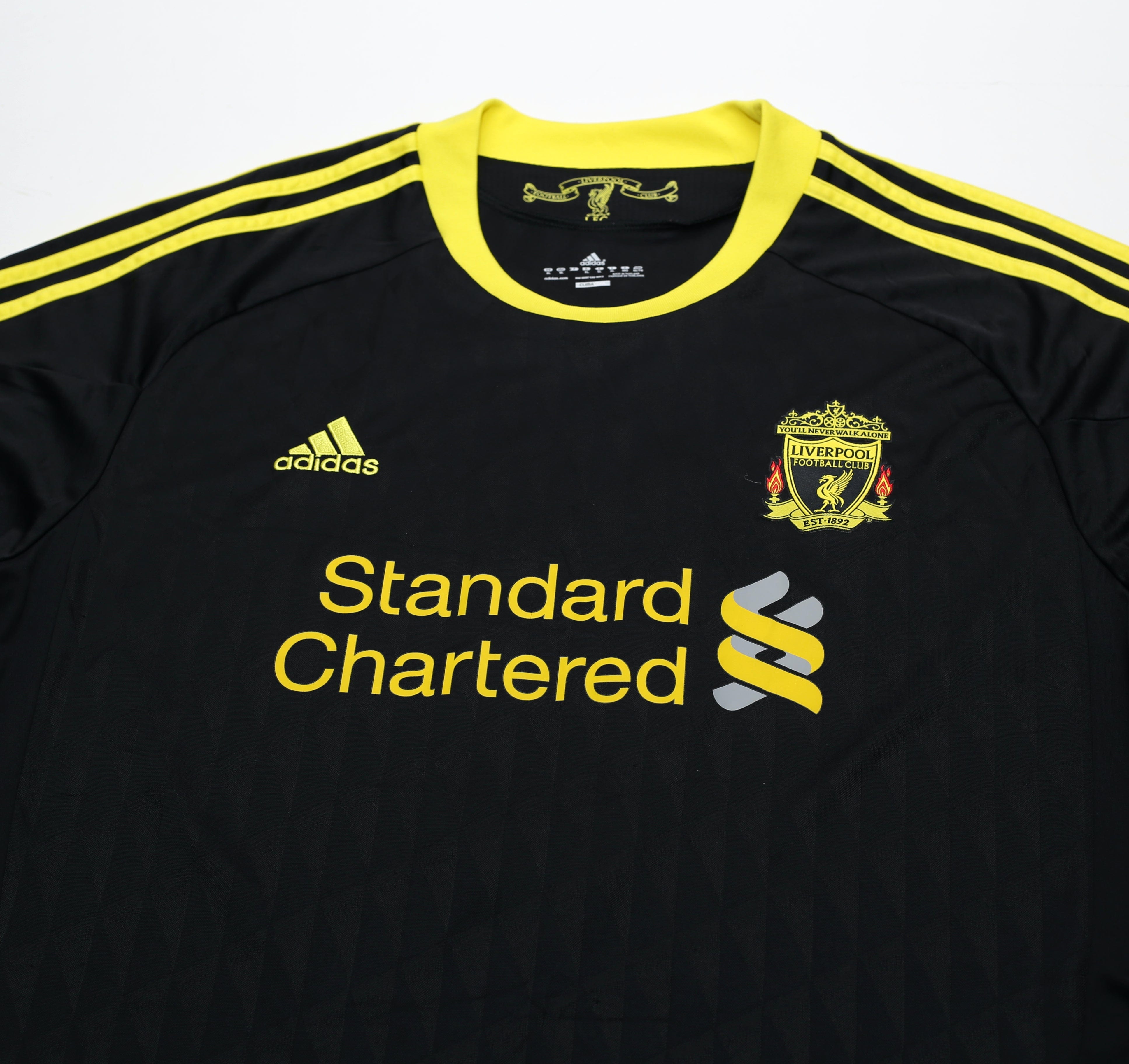 2010/11 GERRARD #8 Liverpool adidas Third Football Shirt | Size XL