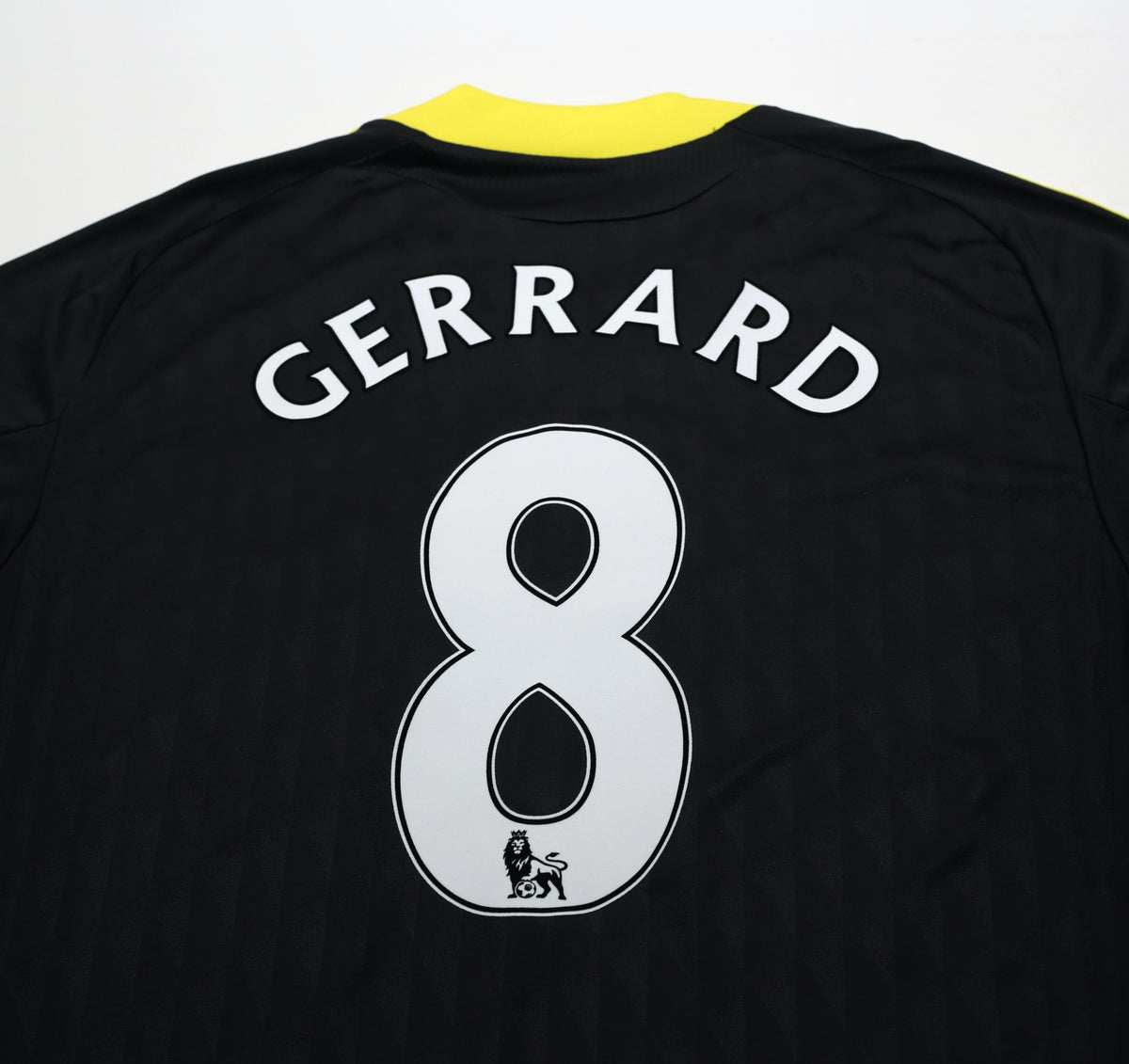 2010/11 GERRARD #8 Liverpool Vintage adidas Third Football Shirt (XL)