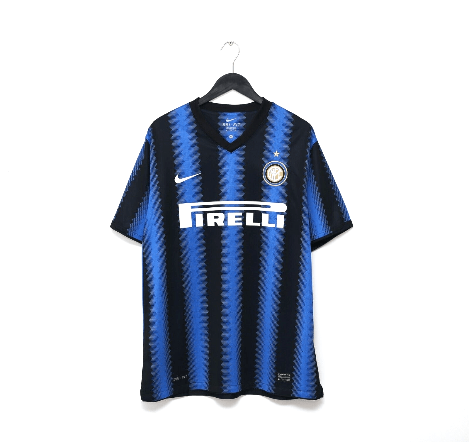 2010 11 INTER MILAN Vintage Nike Football Home Shirt XL Football Shirt Collective