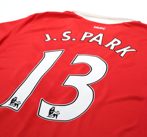 2010/11 Ji Sung Park #13 Manchester United Vintage Nike Home Football Shirt (XL)
