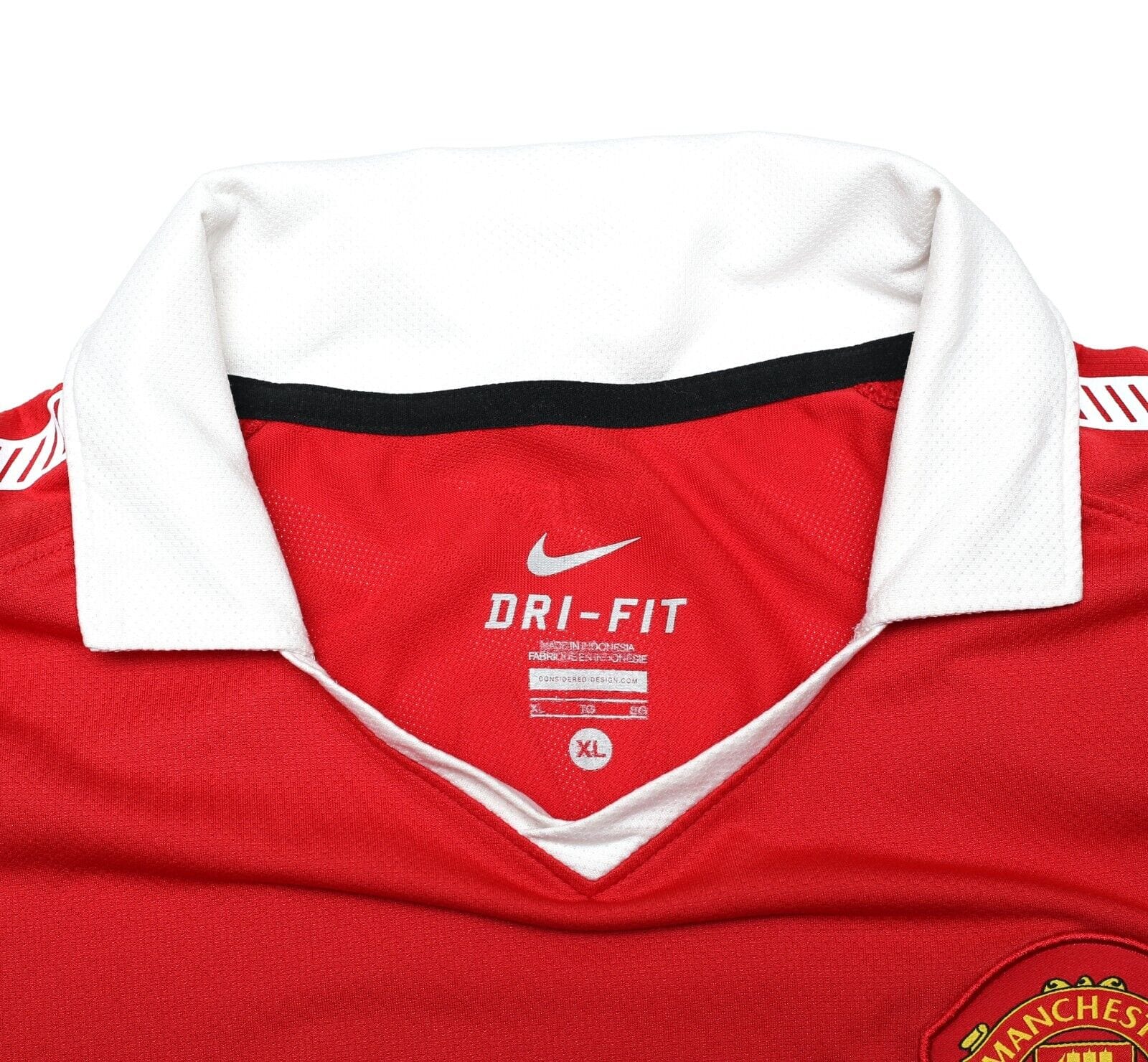 2010/11 Ji Sung Park #13 Manchester United Vintage Nike Home Football Shirt (XL)