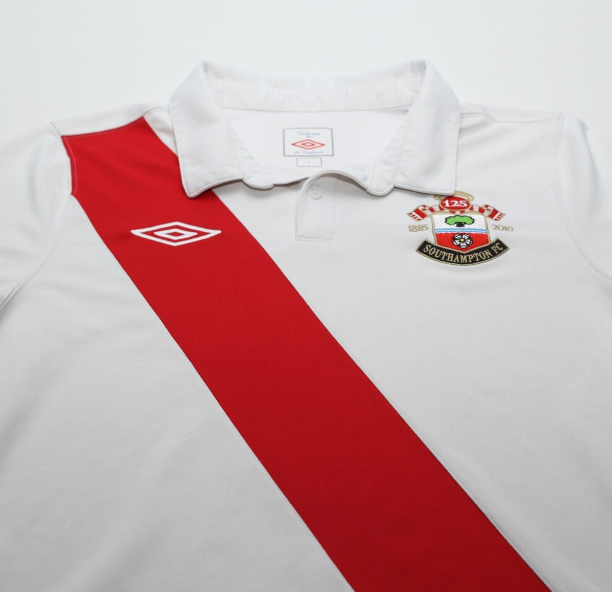 2010/11 LAMBERT #7 Southampton Vintage Umbro Centenary Home Shirt (S)