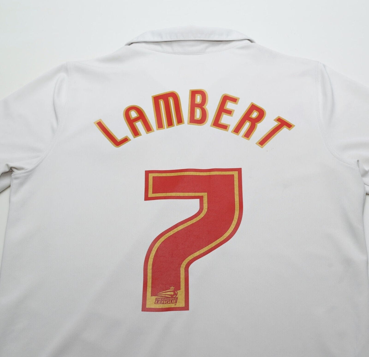 2010/11 LAMBERT #7 Southampton Vintage Umbro Centenary Home Shirt (S)