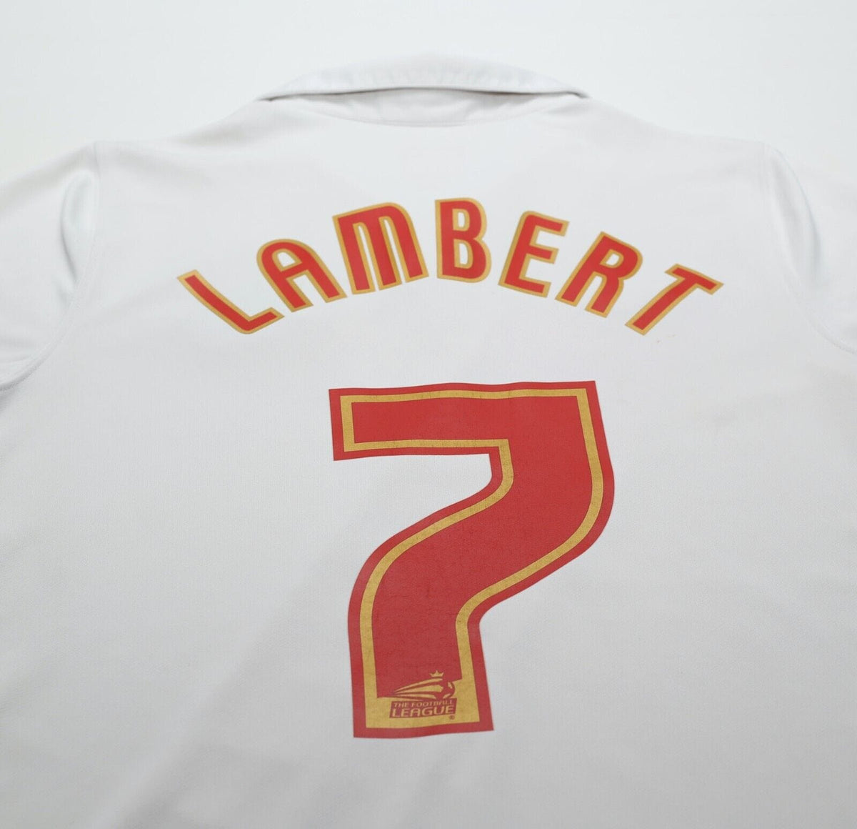 2010/11 LAMBERT #7 Southampton Vintage Umbro Centenary Home Shirt (S)