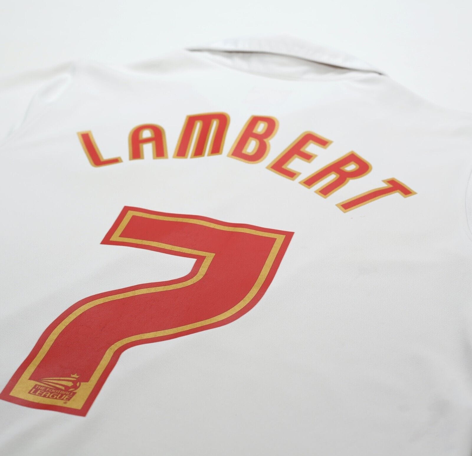 2010/11 LAMBERT #7 Southampton Vintage Umbro Centenary Home Shirt (S)