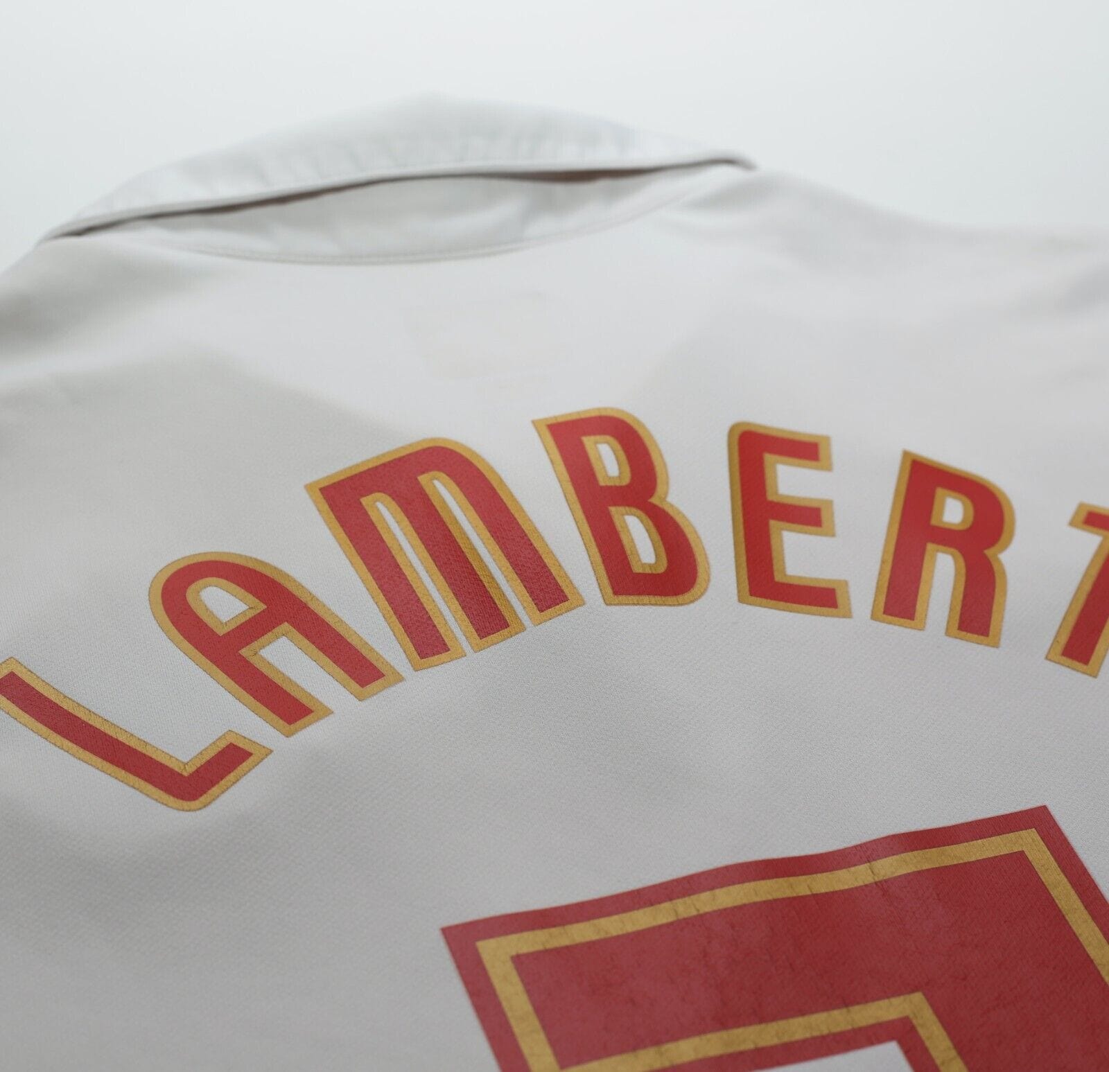 2010/11 LAMBERT #7 Southampton Vintage Umbro Centenary Home Shirt (S)