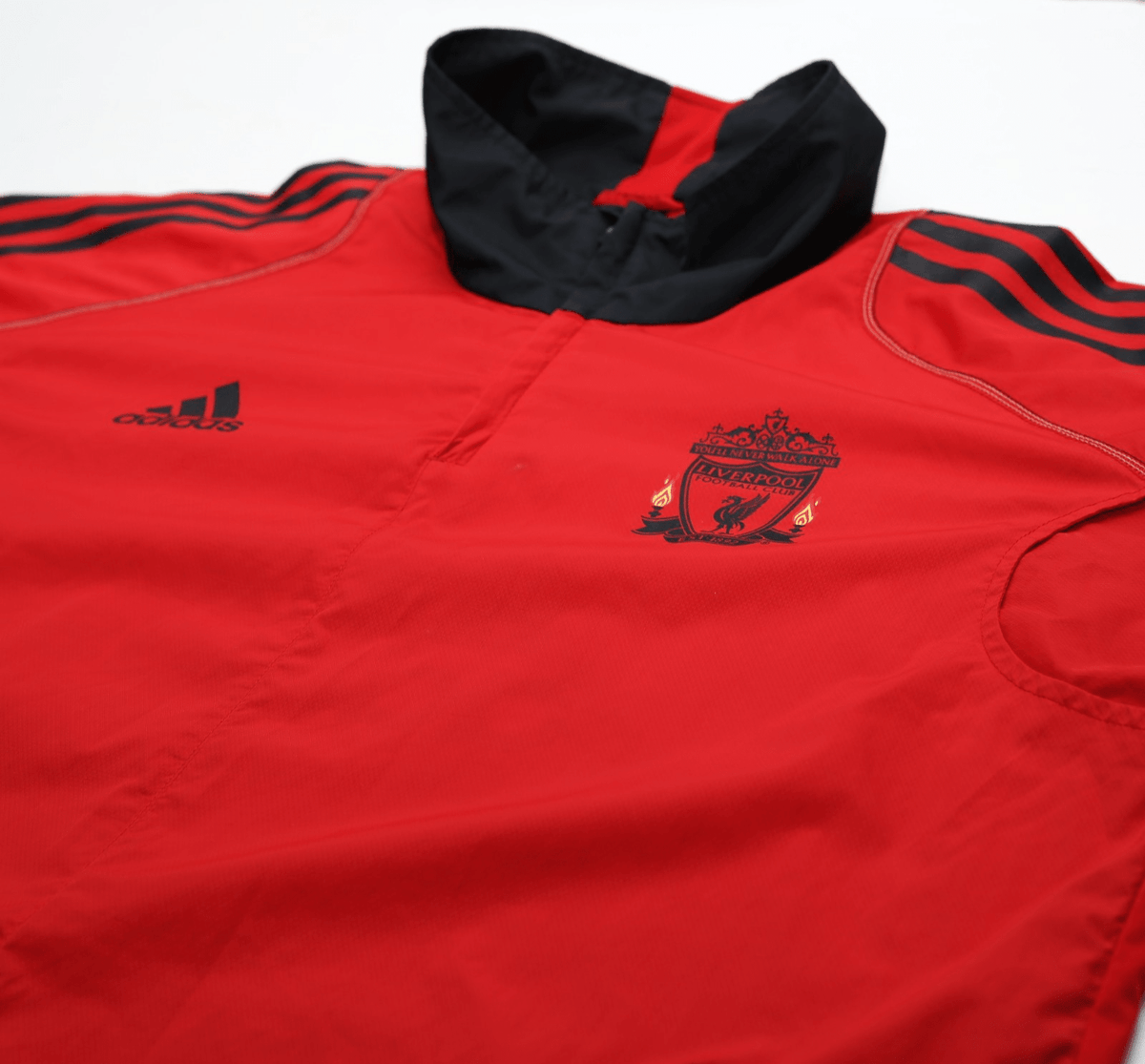 2010/11 LIVERPOOL Vintage adidas 1/4 Zip Formotion Football Training Jacket L/XL