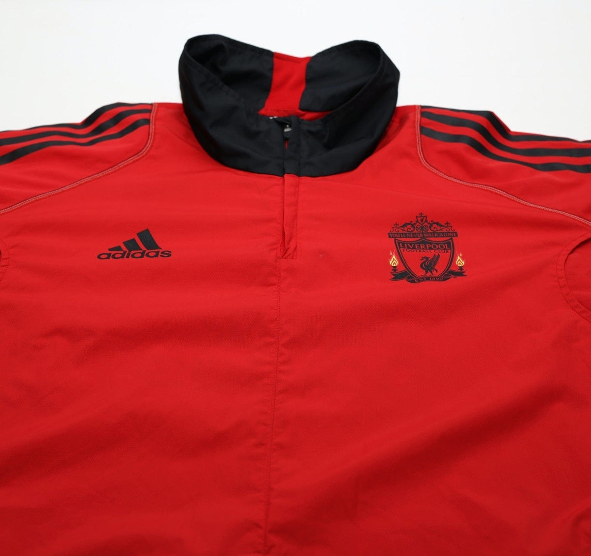 2010/11 LIVERPOOL Vintage adidas 1/4 Zip Formotion Football Training Jacket L/XL