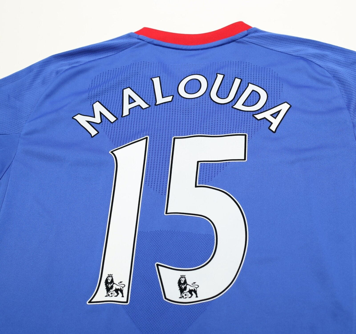 2010/11 MALOUDA #15 Chelsea Vintage adidas Home Football Shirt Jersey (L)