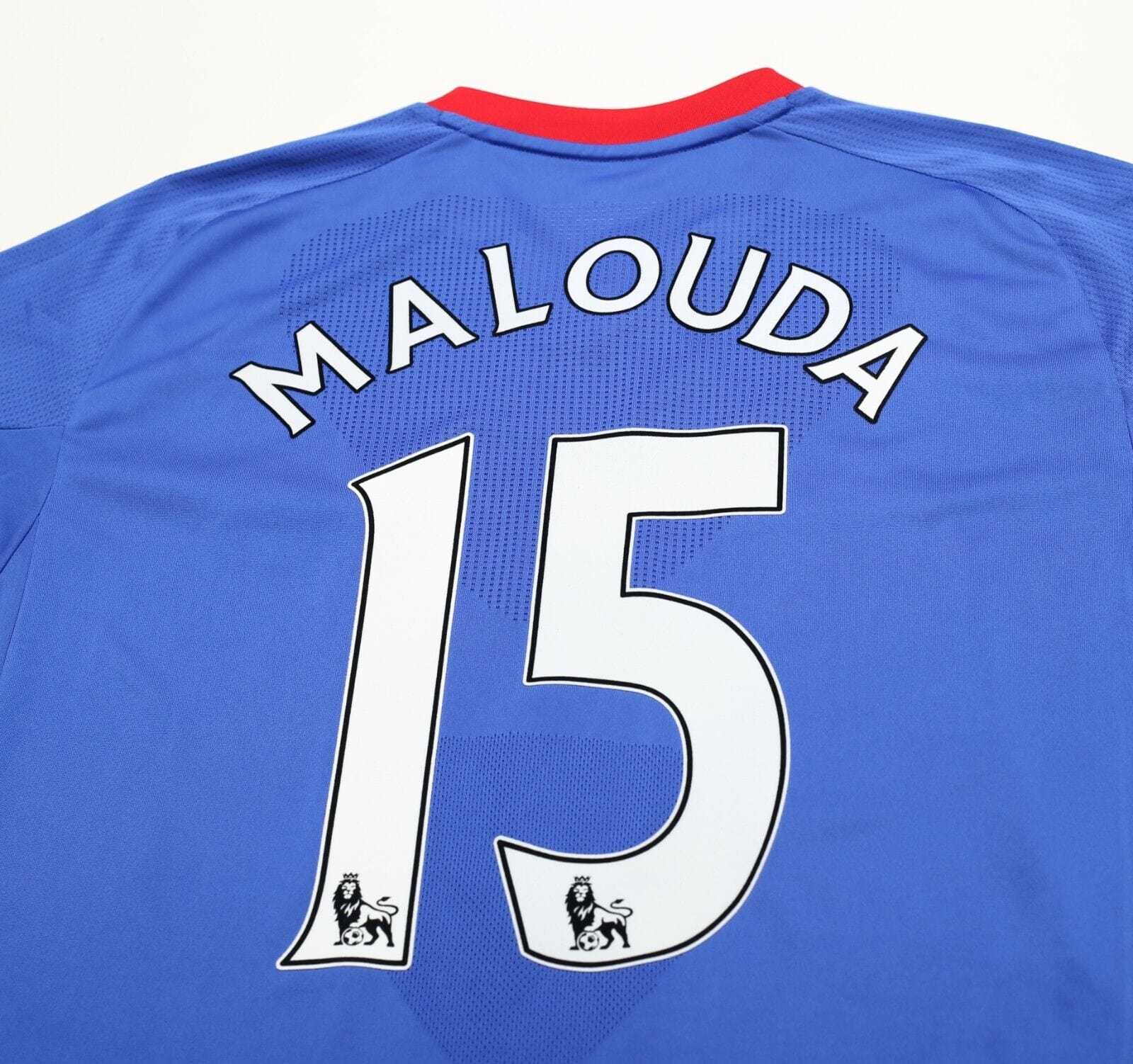 2010/11 MALOUDA #15 Chelsea Vintage adidas Home Football Shirt Jersey (L)