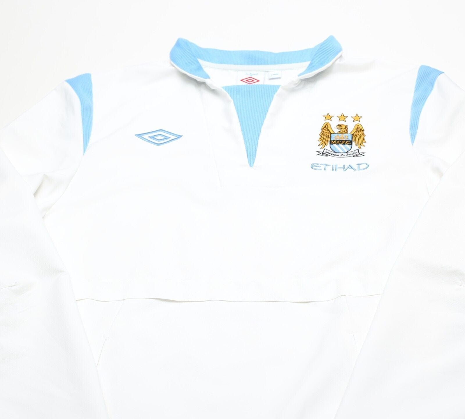 2010/11 Manchester City Vintage Umbro Football Drill Track Top (L)