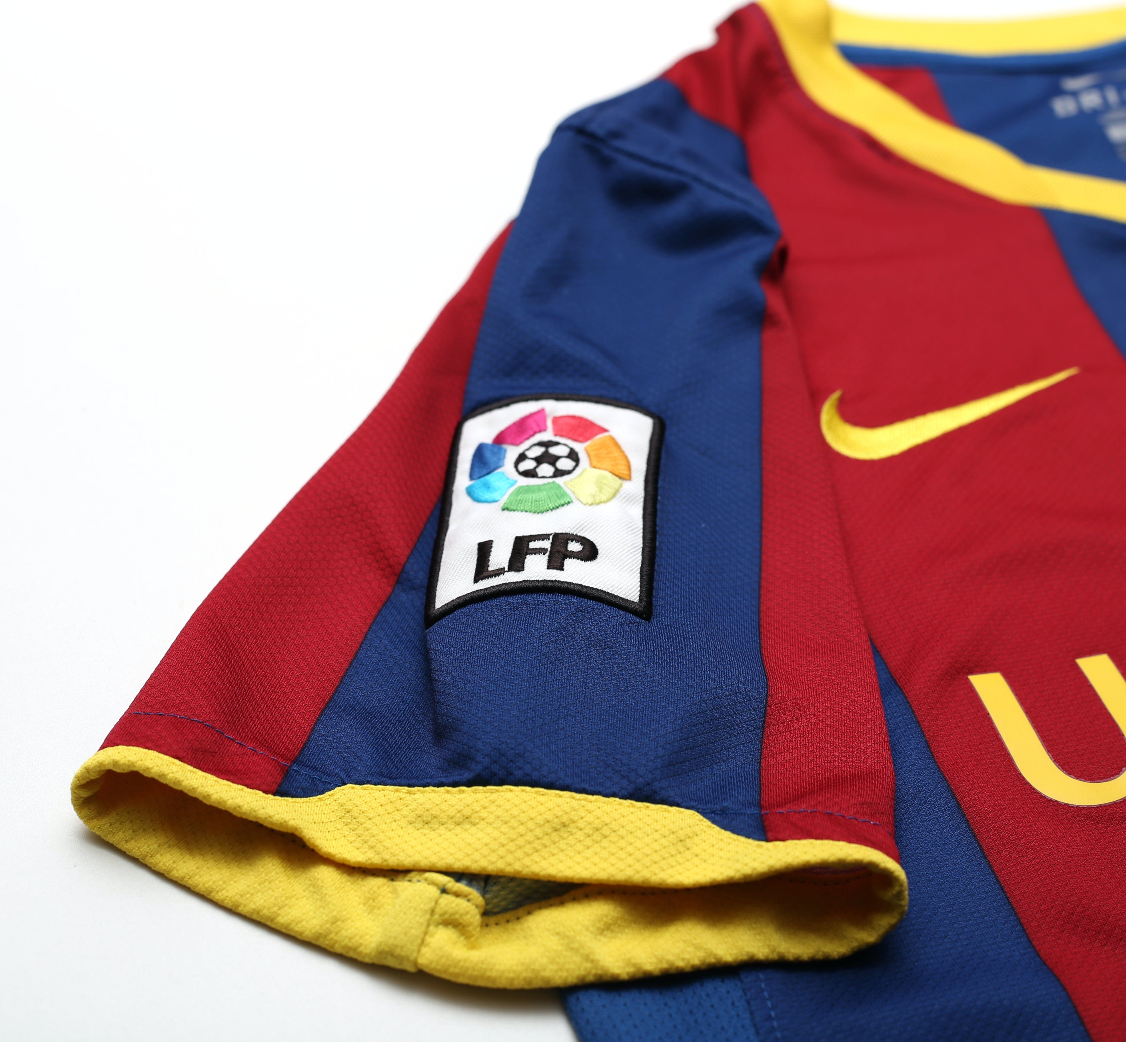 2010/11 MESSI #10 Barcelona Vintage Nike Home Football Shirt Jersey (S