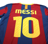 2010/11 MESSI #10 Barcelona Vintage Nike Home Football Shirt Jersey (S)